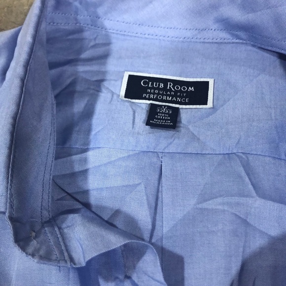 Plus size. Club room extra large blue shirt - Picture 1 of 2